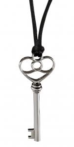 Sterling Silver Key Pendant