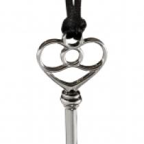 Sterling Silver Key Pendant